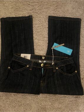 NWT Eleven by Venus Williams Low Rise Bootcut Dark Wash Jeans Sz 6